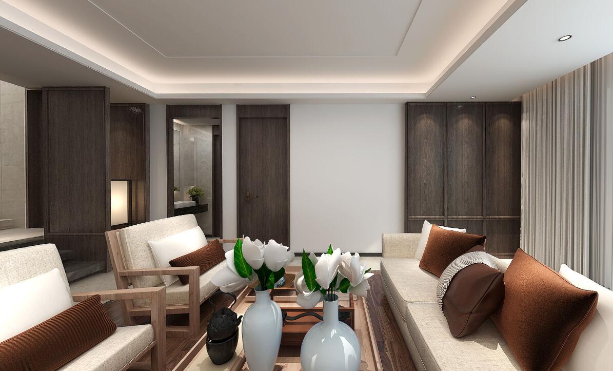 陽光城翡麗灣別樣的別墅裝修  高端的材質(zhì)、素雅的色調(diào)