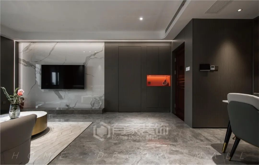 廈門(mén) 世貿(mào)湖濱首府 110㎡案例！輕奢格調(diào)，和弦出簡(jiǎn)約線條