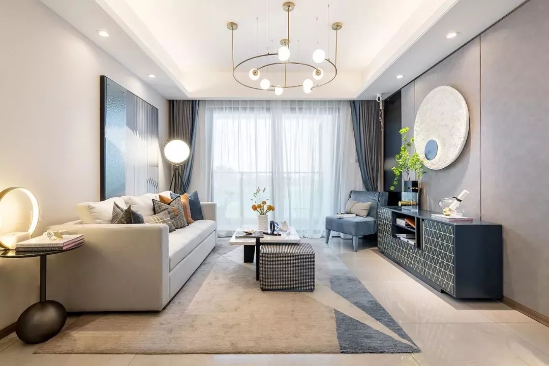 廈門融僑官邸125㎡現(xiàn)代輕奢，兒童房背景墻好夢幻