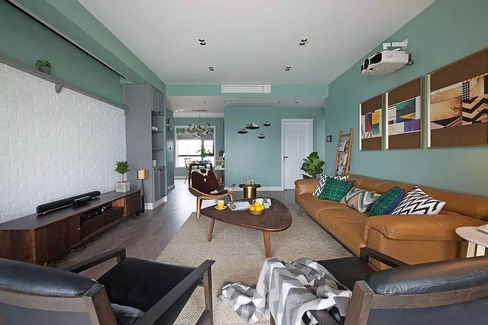 禹洲世紀(jì)海灣 127㎡北歐風(fēng)，沒有電視墻的設(shè)計(jì)好驚艷