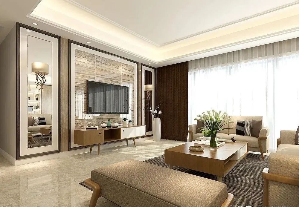 廈門禹洲世紀(jì)海灣150㎡北歐風(fēng)，裝出了大平層的感覺