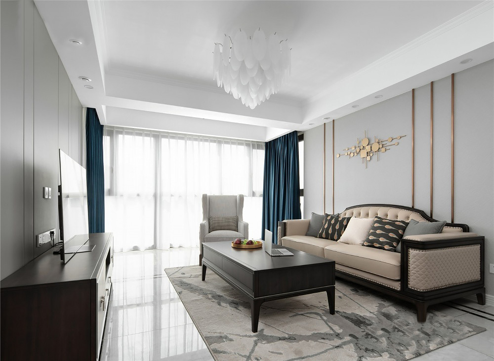 廈門金林灣花園120㎡輕奢美式，寧靜而精致的品質(zhì)之家