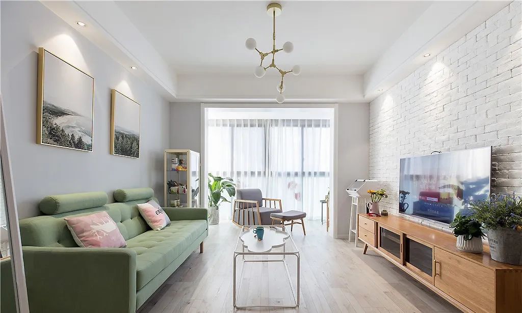 廈門建發(fā)天悅82㎡北歐風(fēng)小戶型，趕上了樣板間效果