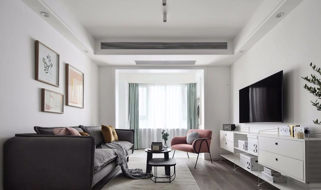 廈門中聯(lián)觀云溪91㎡舒適北歐，風(fēng)格上讓空間變得溫柔