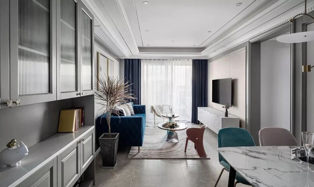 廈門怡富花園89㎡輕奢混搭風(fēng)裝修，簡(jiǎn)約中流露優(yōu)雅