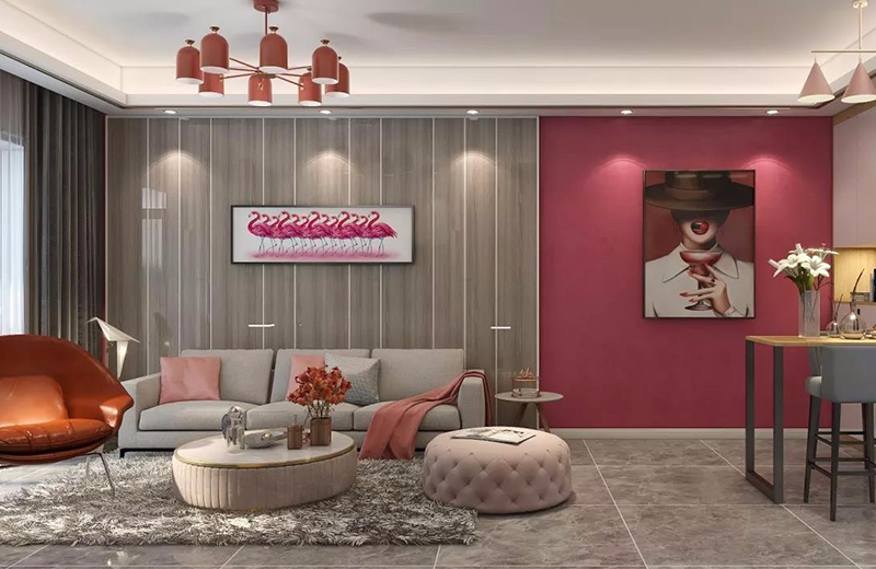 國貿(mào)商城 110㎡現(xiàn)代風格