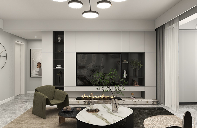 國貿陽光 135㎡現(xiàn)代簡約