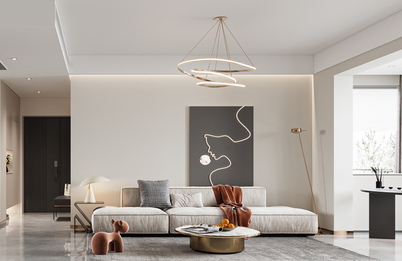 明豐財(cái)富中心 130㎡輕奢風(fēng)格