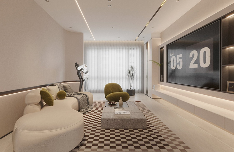 頂峰鷺江1號(hào) 240㎡北歐風(fēng)格