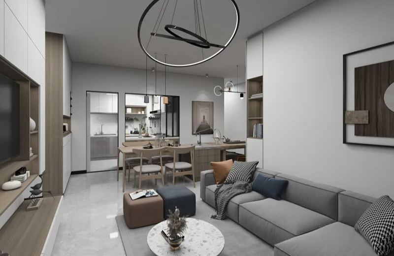 海投過云溪 128㎡現(xiàn)代簡約