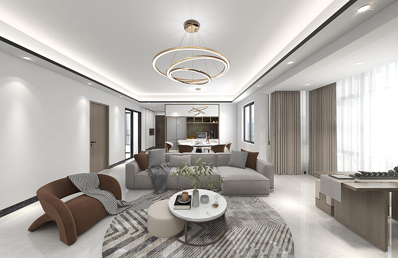 金林灣花園 135㎡現(xiàn)代簡(jiǎn)約