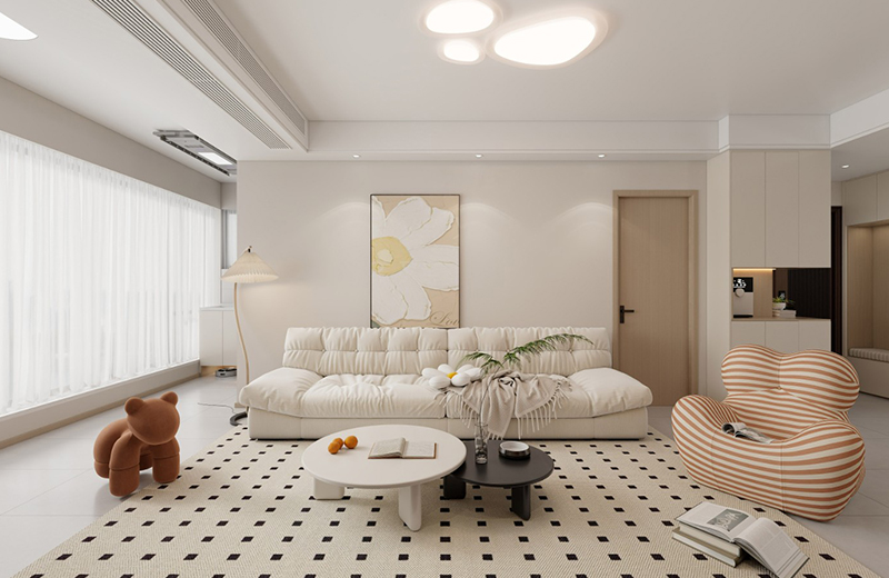 東海山莊 113㎡現(xiàn)代風格