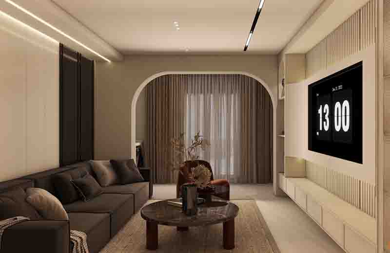 海投過云溪 128㎡極簡(jiǎn)風(fēng)格