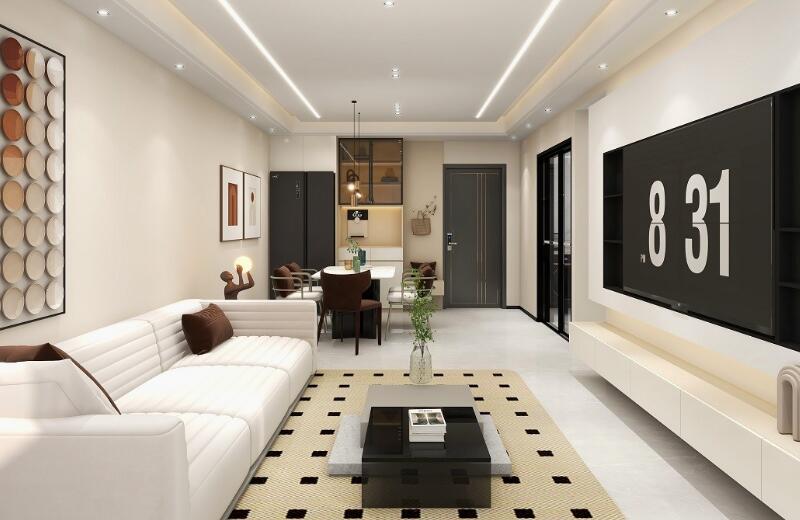 寶墅灣 98㎡現(xiàn)代簡約