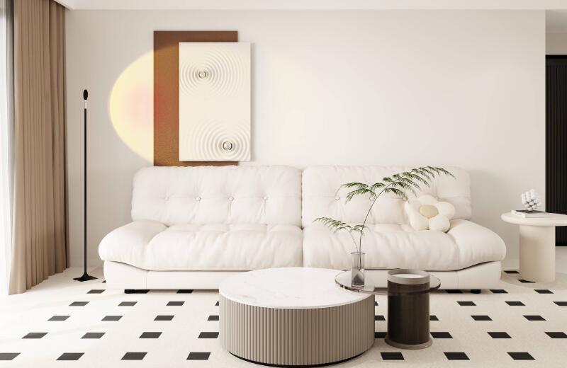 東海山莊 113㎡奶油風(fēng)格